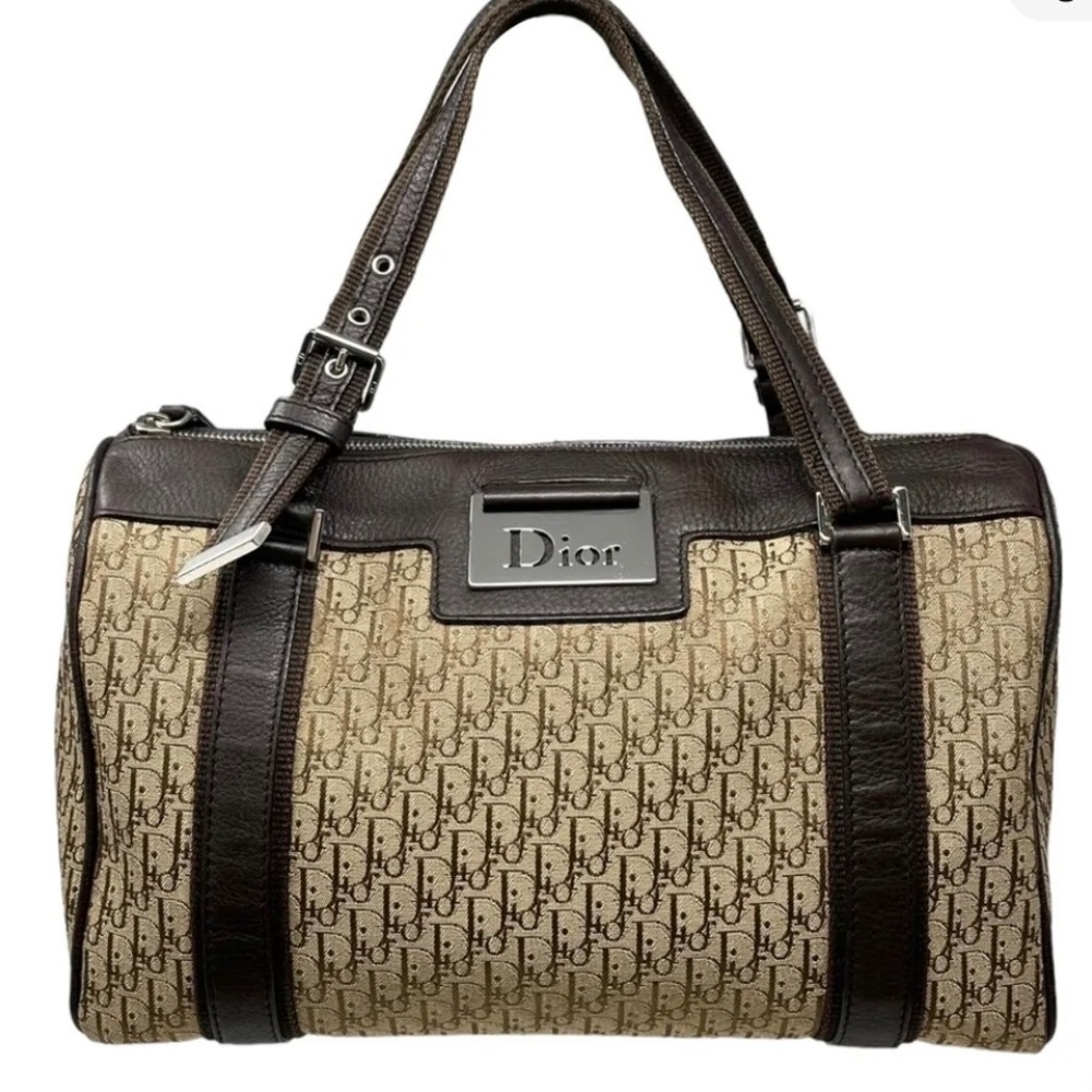 AUTHENTIC CHRISTIAN DIOR TROTTER MONOGRAM TOTE BAG